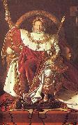 Jean Auguste Dominique Ingres Napoleon on his Imperial throne china oil painting artist